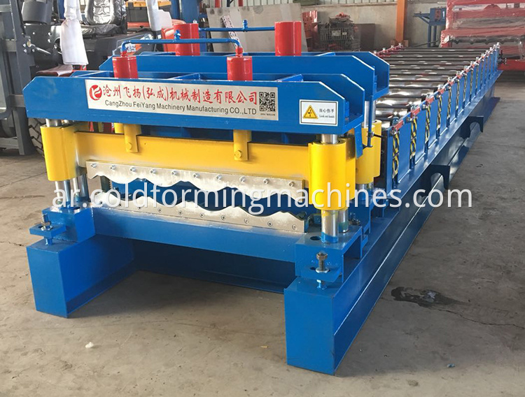 color steel glazed tile roll forming machine 